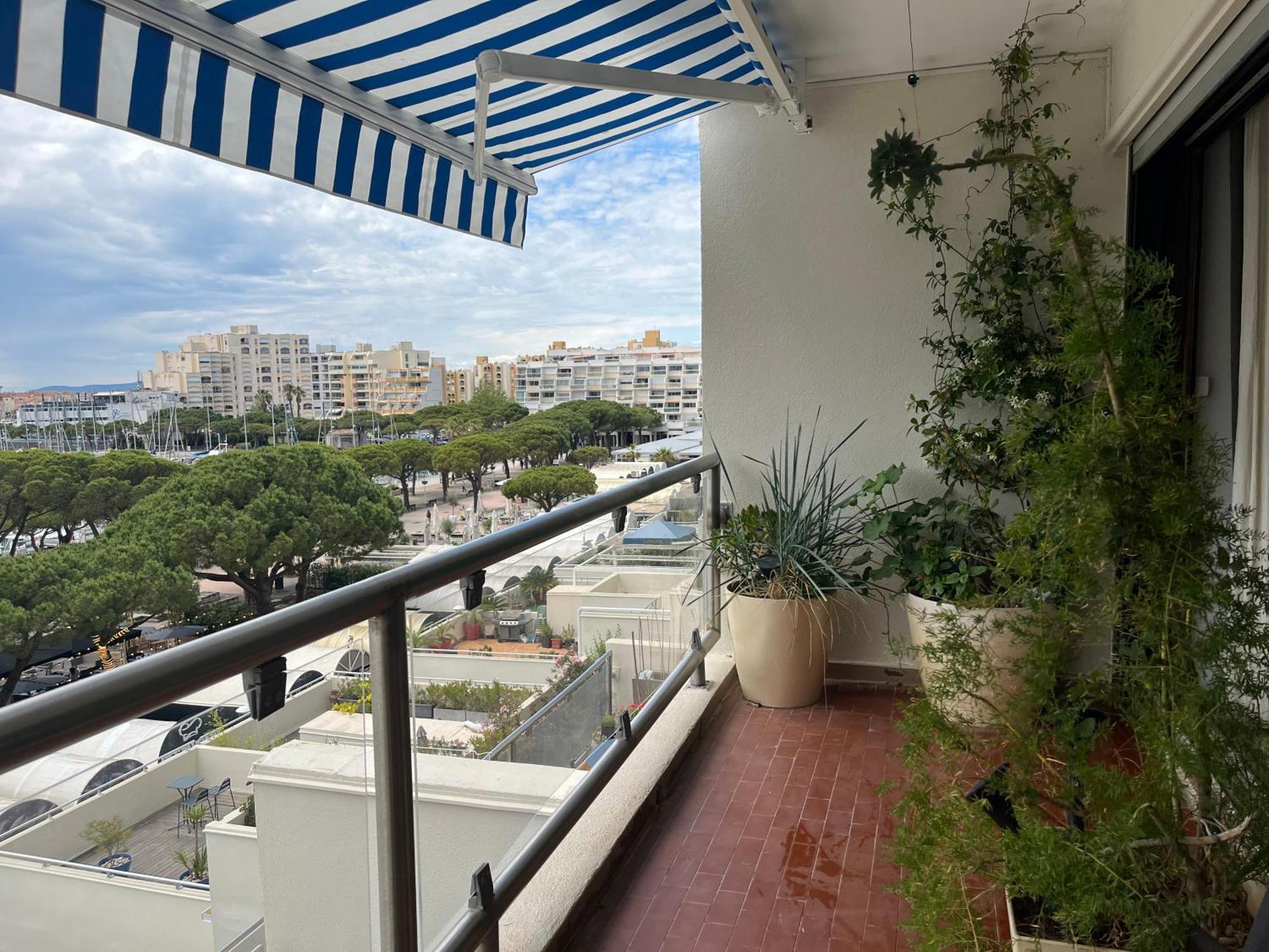 T3 Vue Port 200M De La Plage 2 Chambres Avec Garage Carnon-Plage Buitenkant foto