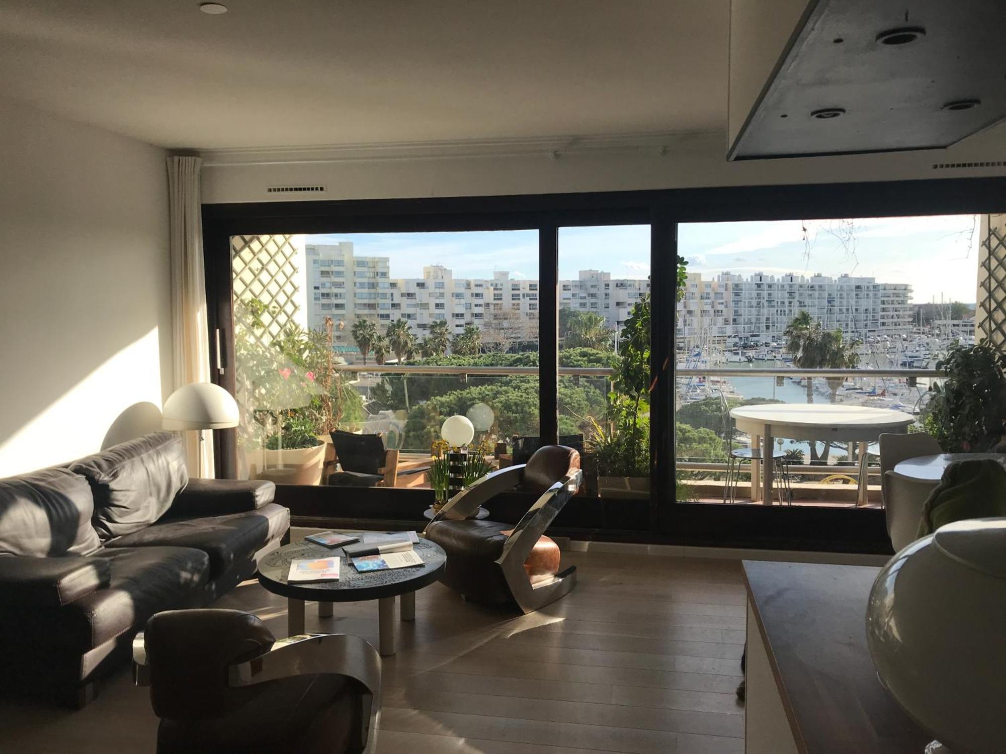 T3 Vue Port 200M De La Plage 2 Chambres Avec Garage Carnon-Plage Buitenkant foto